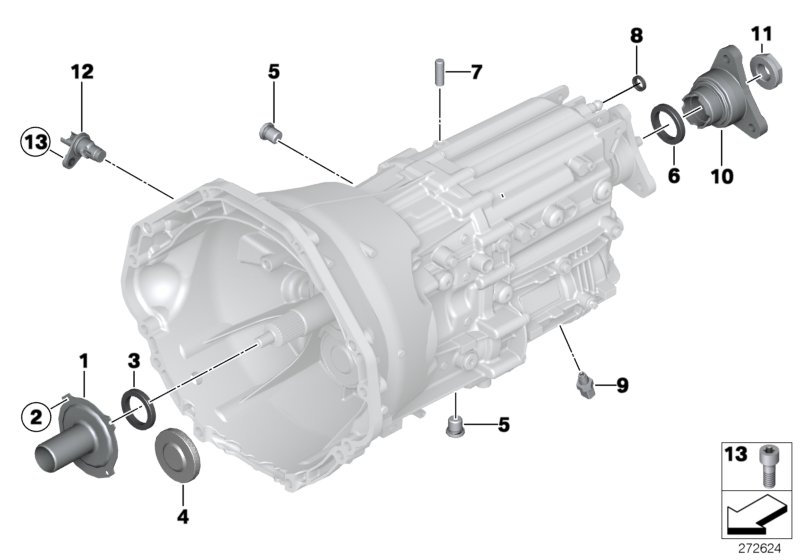 BMW 23 21 7 636 260 - Sensor, krank mili nəbzi furqanavto.az