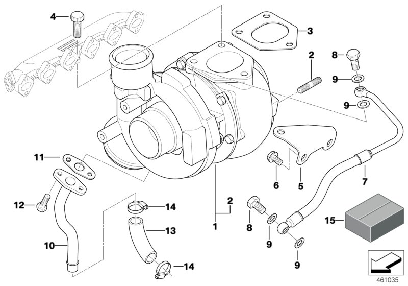 BMW 11422247916 - Neft borusu, doldurucu furqanavto.az