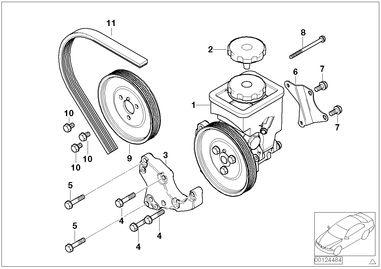 OM 32 41 1 095 749 - Hidravlik nasos, sükan sistemi furqanavto.az