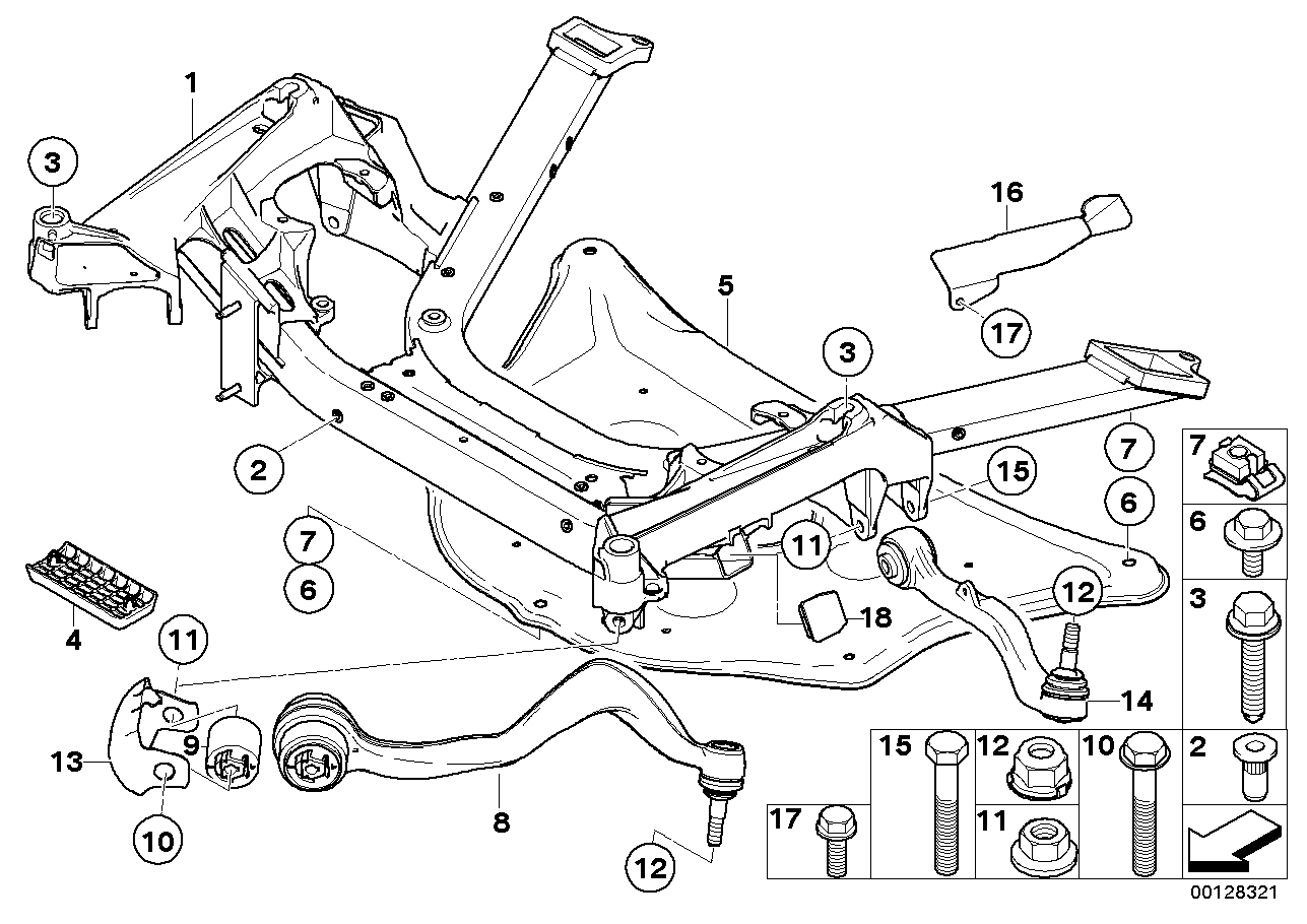 BMW 31126765991 - Nəzarət Kolu / Arxa Qol furqanavto.az