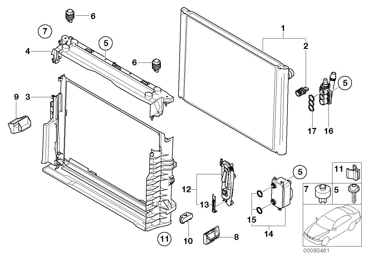 BMW 17217559962 - Termostat, soyuducu www.furqanavto.az