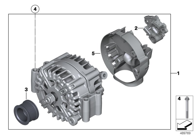 BMW 12 31 7 603 779 - Alternator furqanavto.az