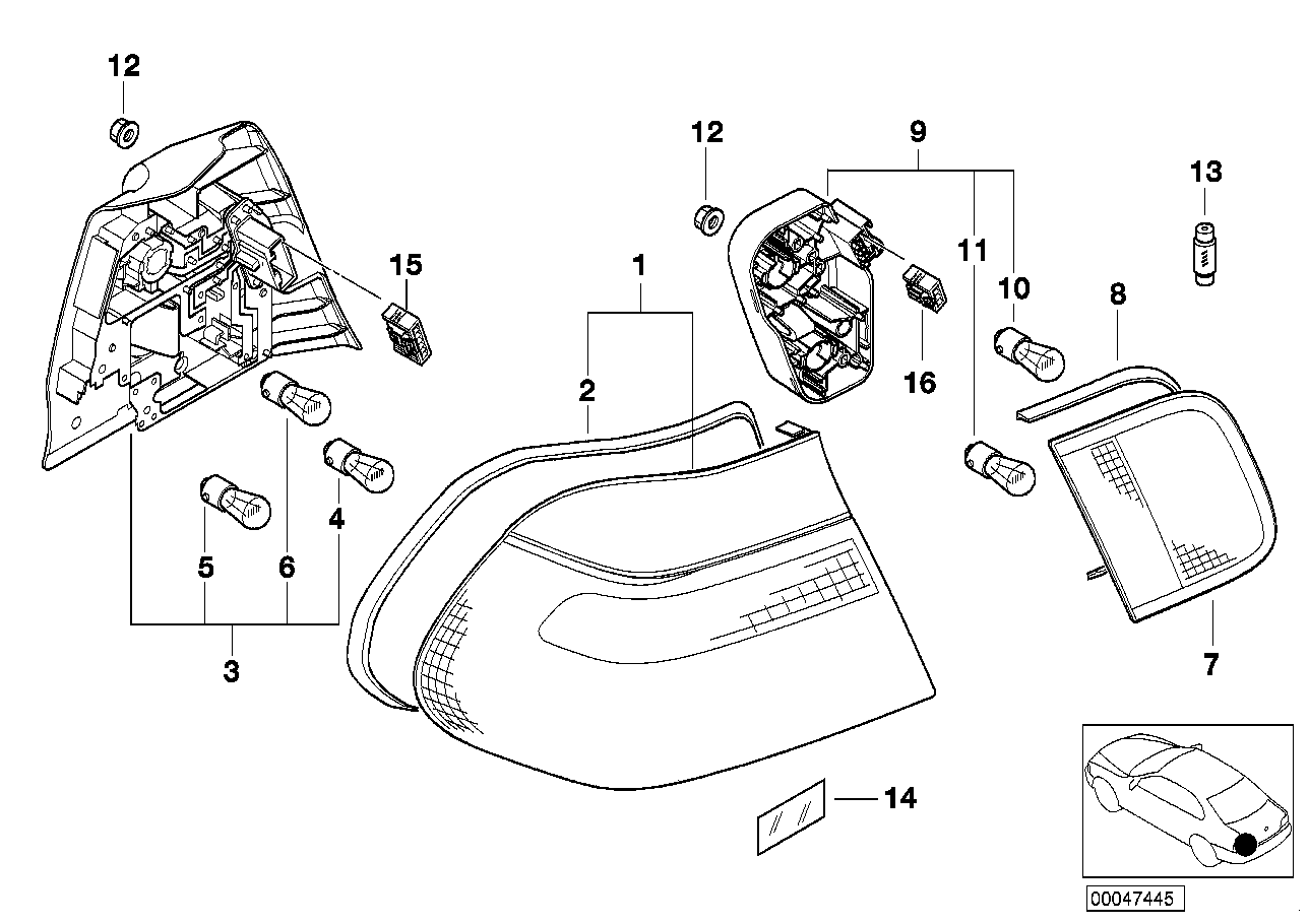 Mini 63 21 7 160 791 - Lampa, göstərici furqanavto.az