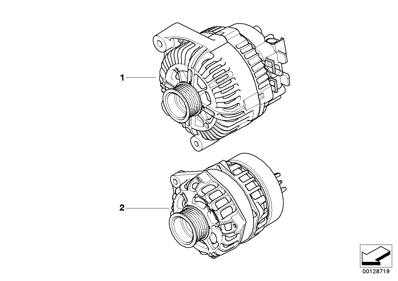 BMW 12 31 7 540 992 - Alternator furqanavto.az