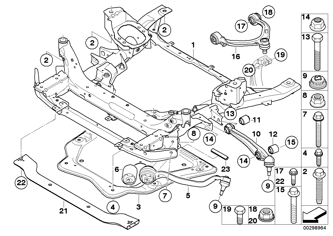 BMW 31 12 6 863 785 - Yolun idarəedici qolu furqanavto.az