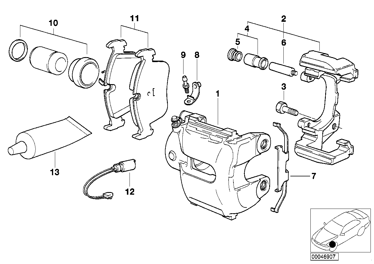 BMW 34112282995 - Əyləc altlığı dəsti, əyləc diski furqanavto.az