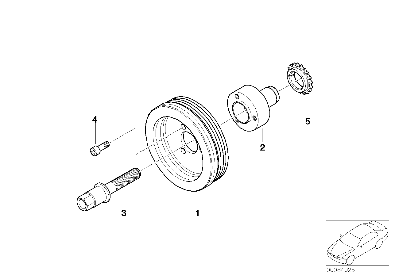 BMW 11 23 7 503 107 - Vida dəsti, dişlilər (vaxt zənciri) furqanavto.az