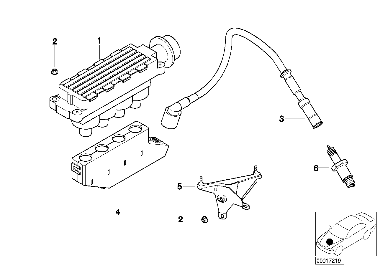 BMW 12 13 1 247 281 - Alovlanma bobini furqanavto.az