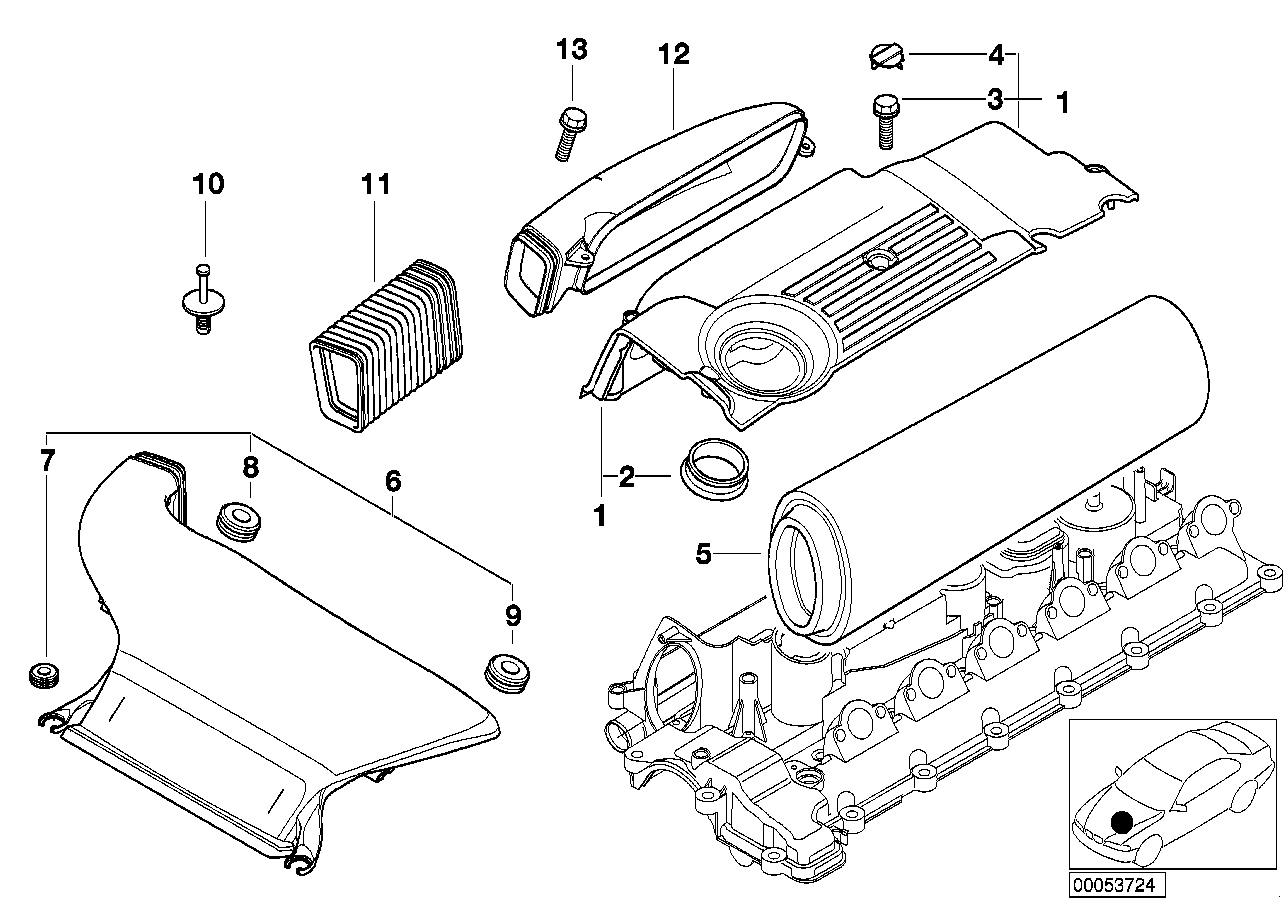 BMW 13712249717 - Hava filtri furqanavto.az