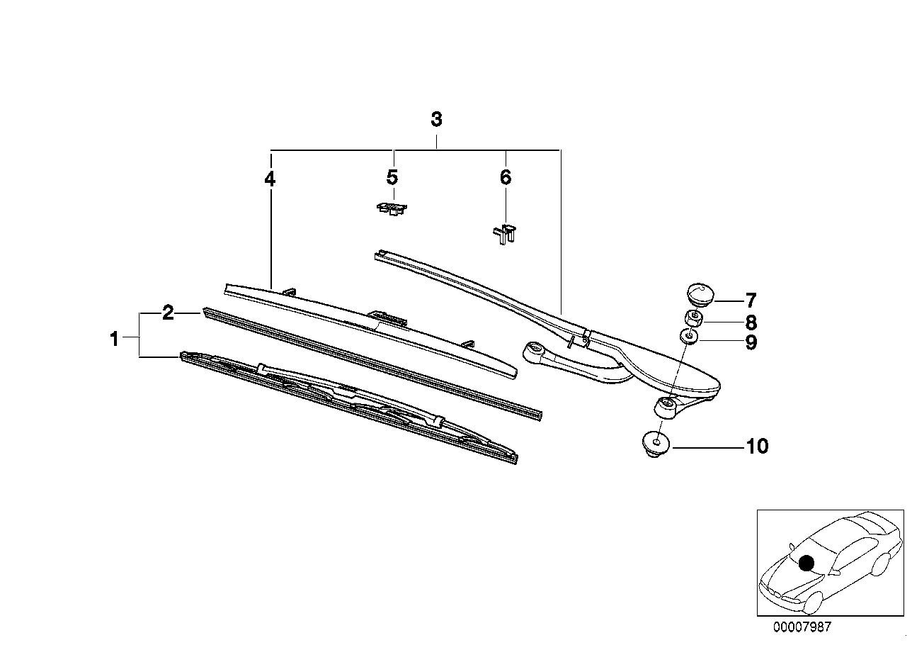 BMW 61 61 9 070 579 - Sülən Bıçağı furqanavto.az