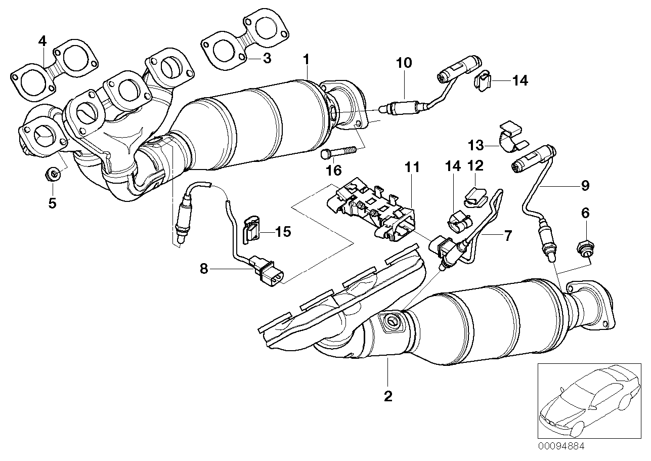 BMW 11 78 7 539 126 - Lambda Sensoru furqanavto.az