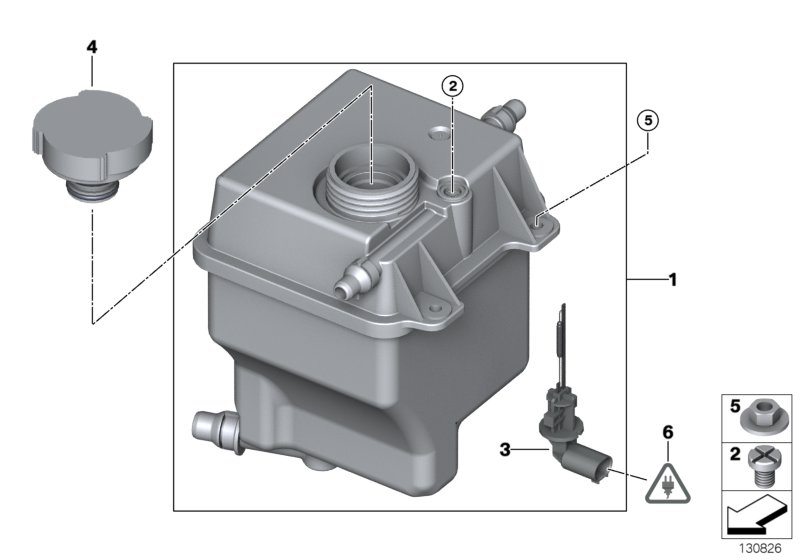 Rolls-Royce 17117639022 - Sızdırmazlıq qapağı, soyuducu çəni furqanavto.az