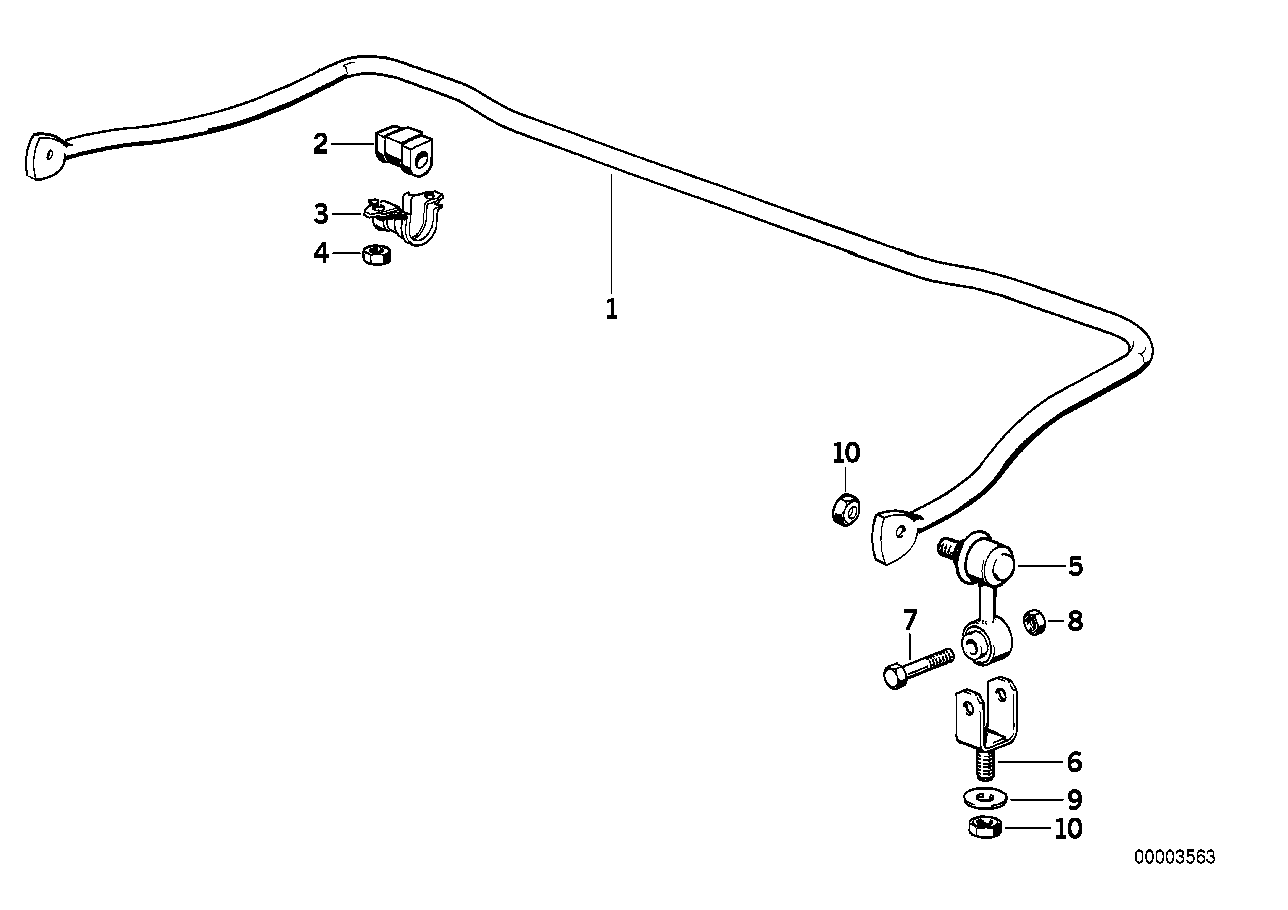 BMW 31 35 1 091 228 - Dəstək kol, stabilizator furqanavto.az