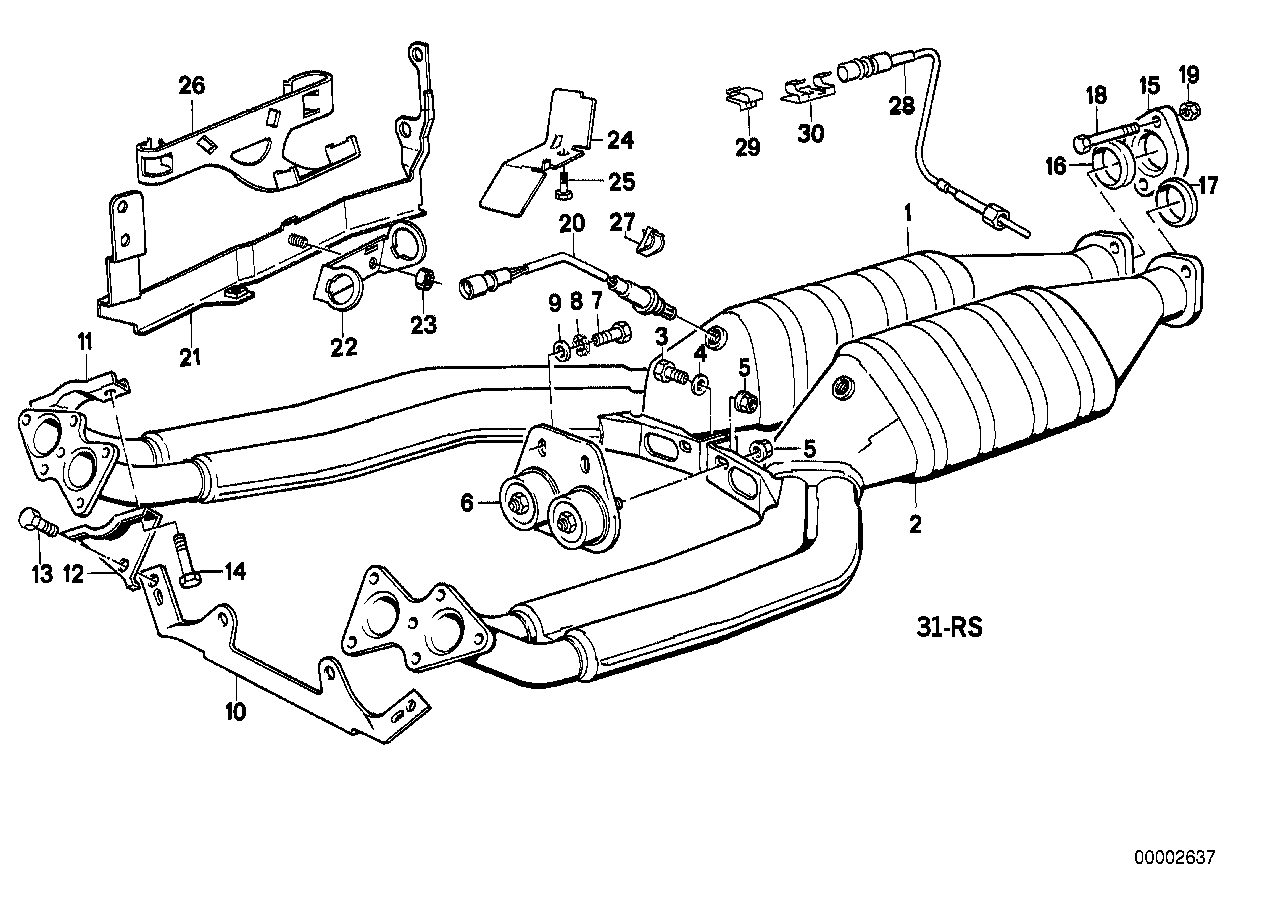 BMW 11 78 1 733 628 - Lambda Sensoru furqanavto.az