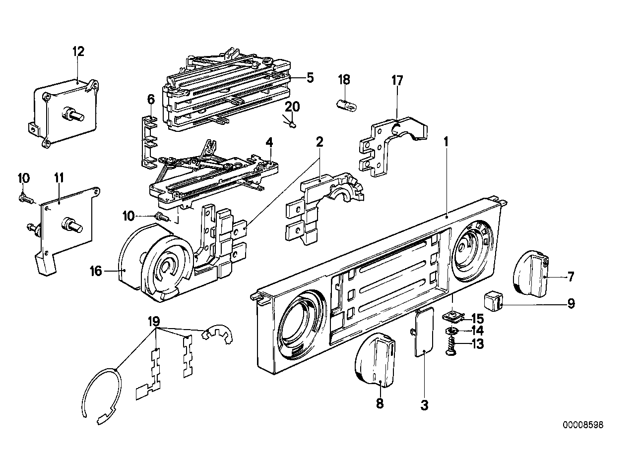 BMW 07 11 9 978 375 - Lampa, alət işıqlandırması furqanavto.az