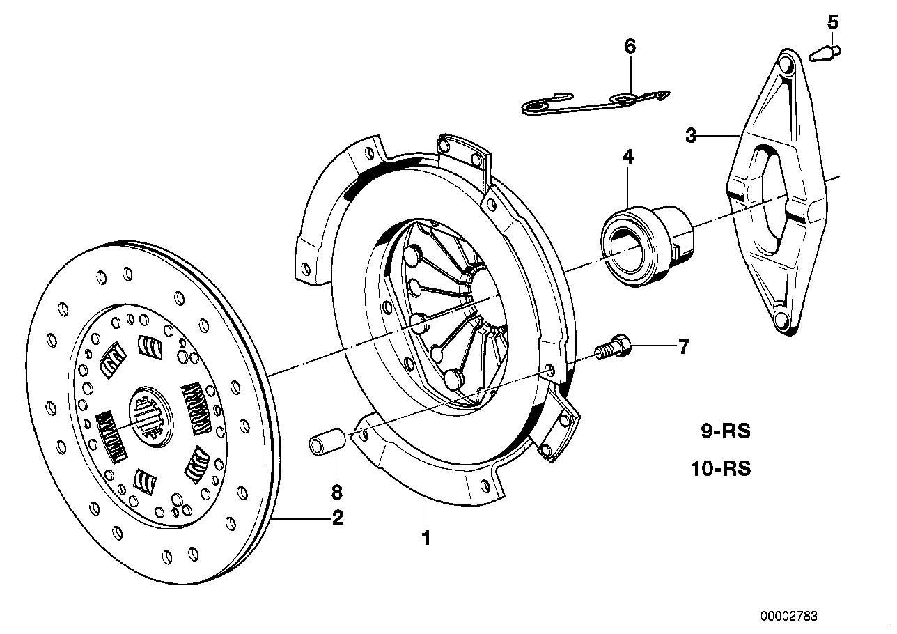 BMW 21 21 1 225 852 - Debriyaj təzyiq lövhəsi furqanavto.az