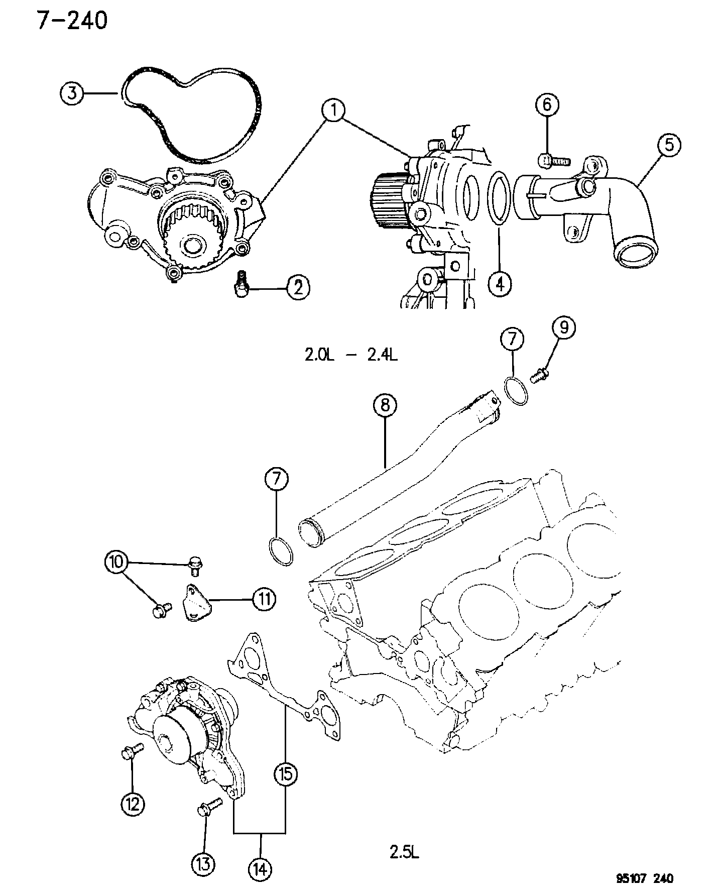 Mitsubishi MD97 3025 - Su nasosu furqanavto.az