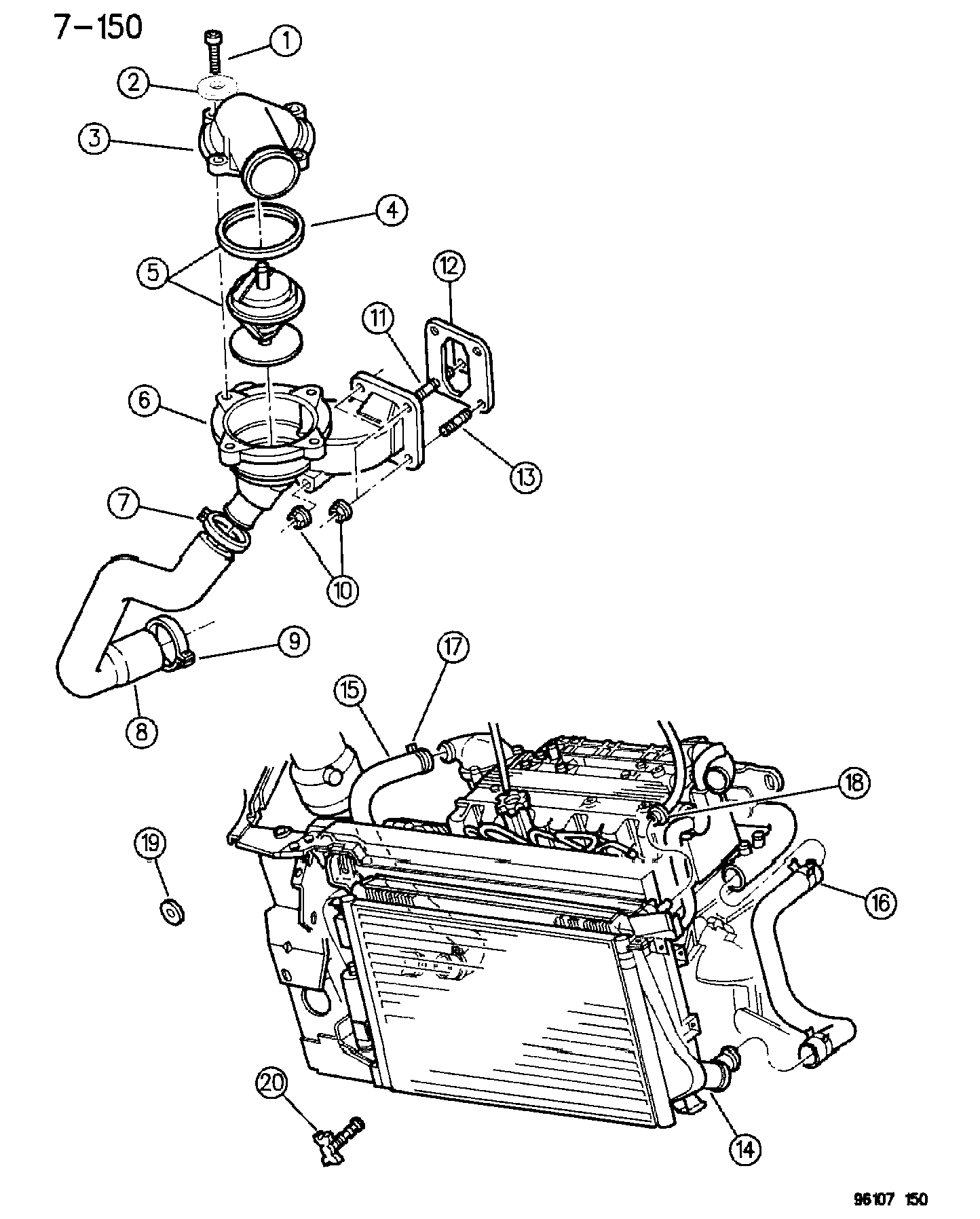 Chrysler 47 789 75 - Termostat, soyuducu furqanavto.az