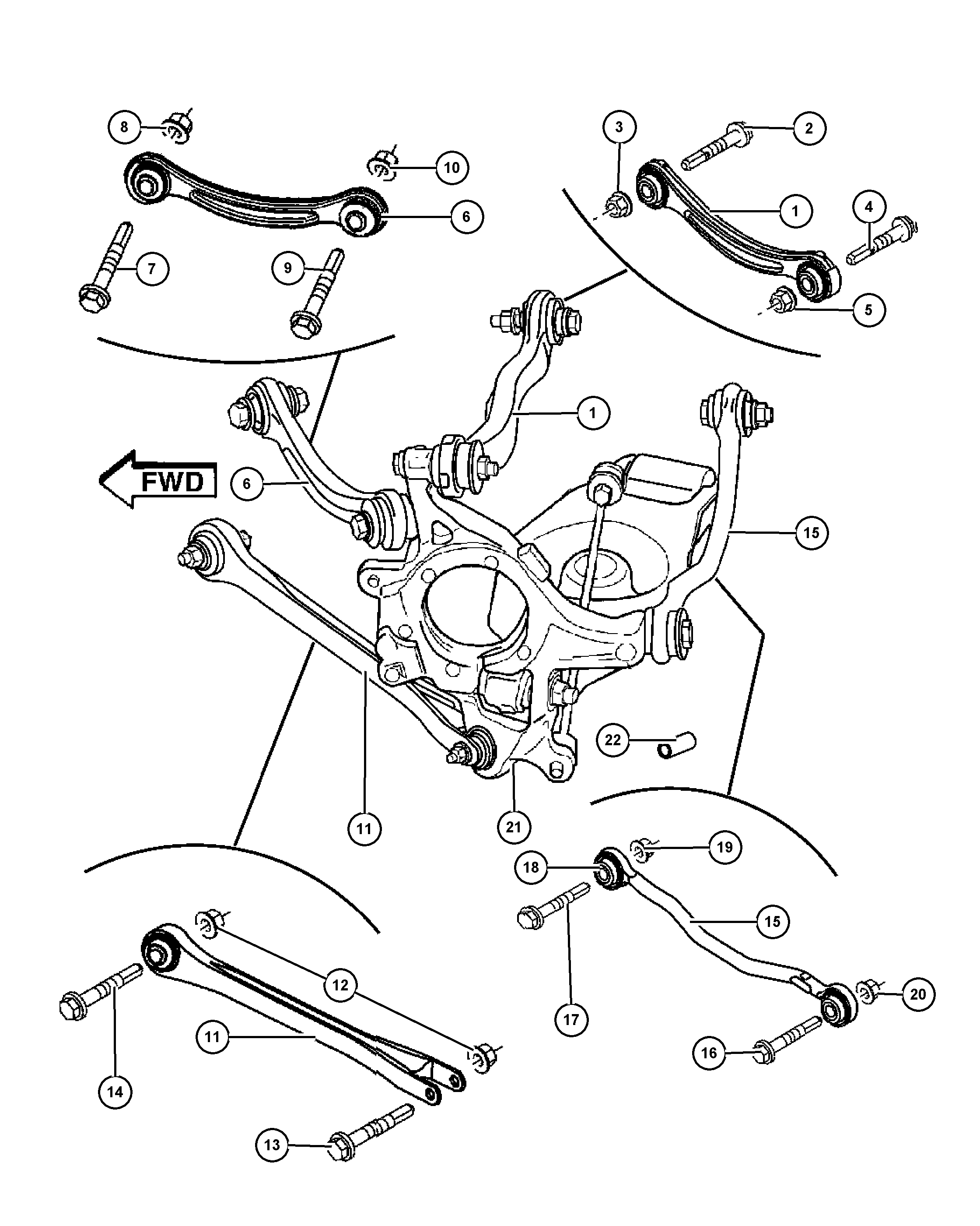 Chrysler 4782 735AA - Yolun idarəedici qolu furqanavto.az