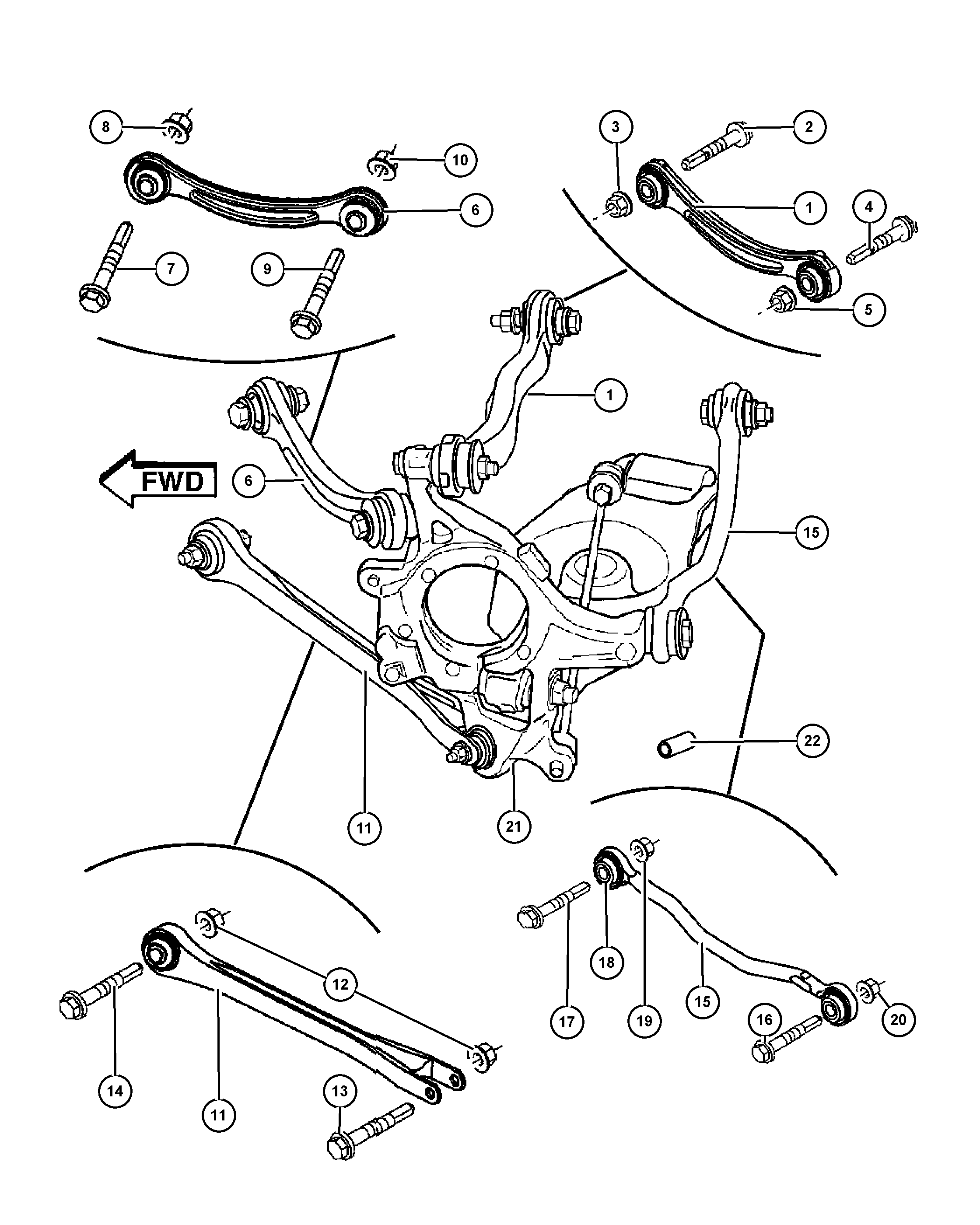 Chrysler 4782 745AB - Yolun idarəedici qolu furqanavto.az