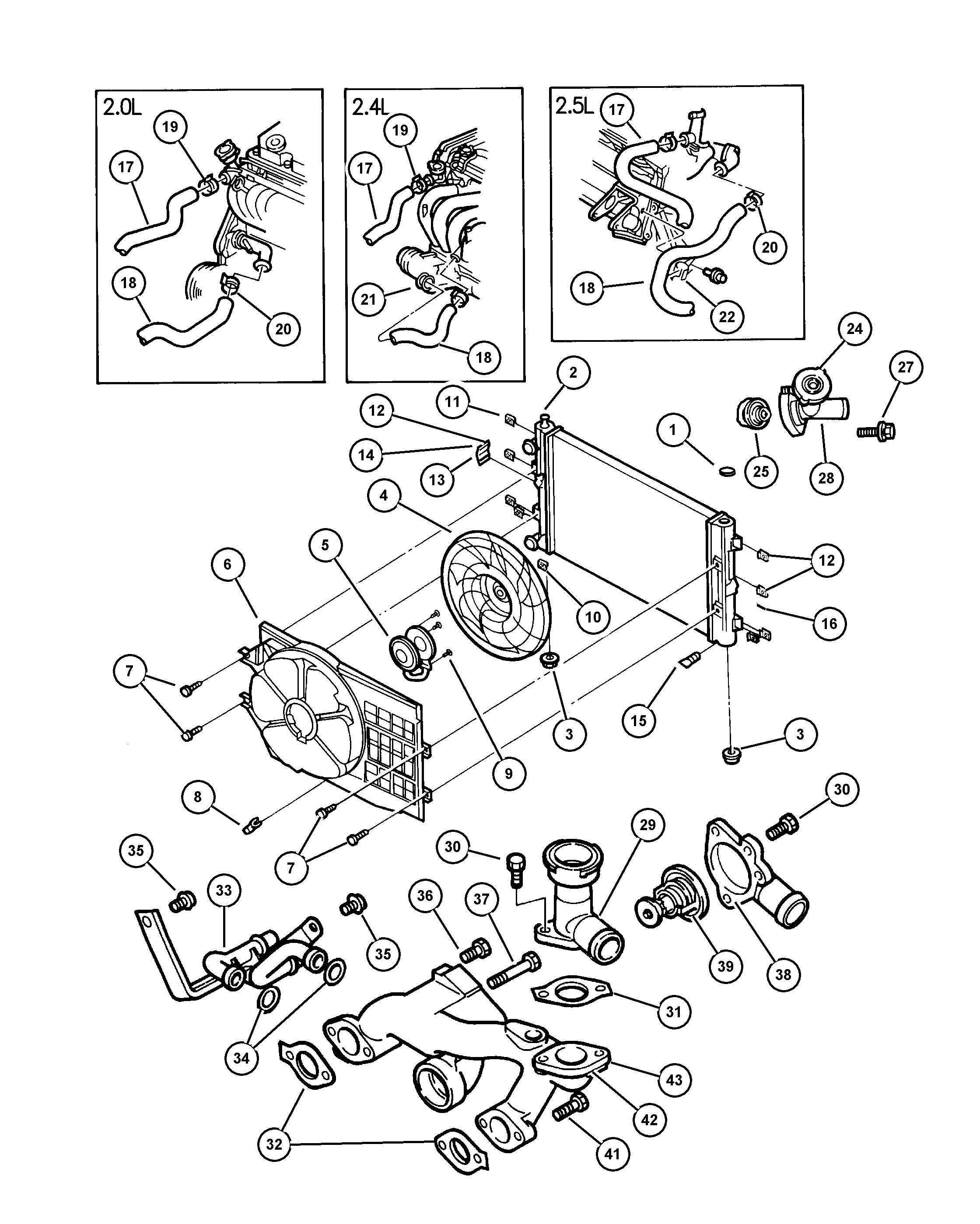 Plymouth 474 1110 - Radiator, mühərrikin soyudulması furqanavto.az