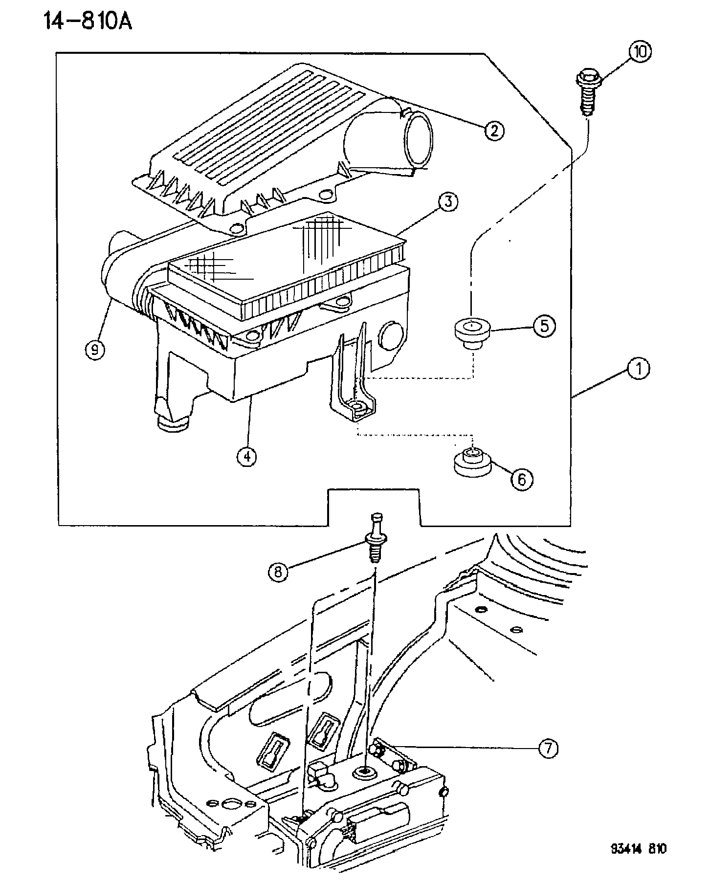 Chrysler 4573 031 - Hava filtri furqanavto.az