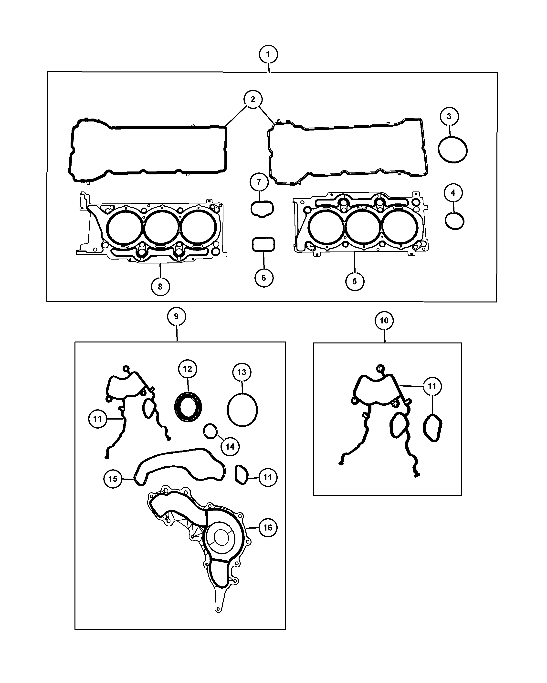 Chrysler 5184 331AC - Conta, suqəbuledici manifold furqanavto.az