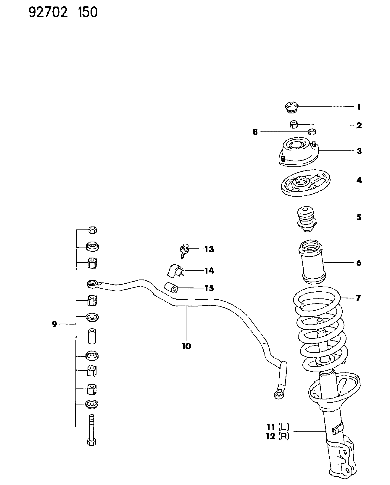 Mitsubishi MB89 1697 - Amortizator furqanavto.az