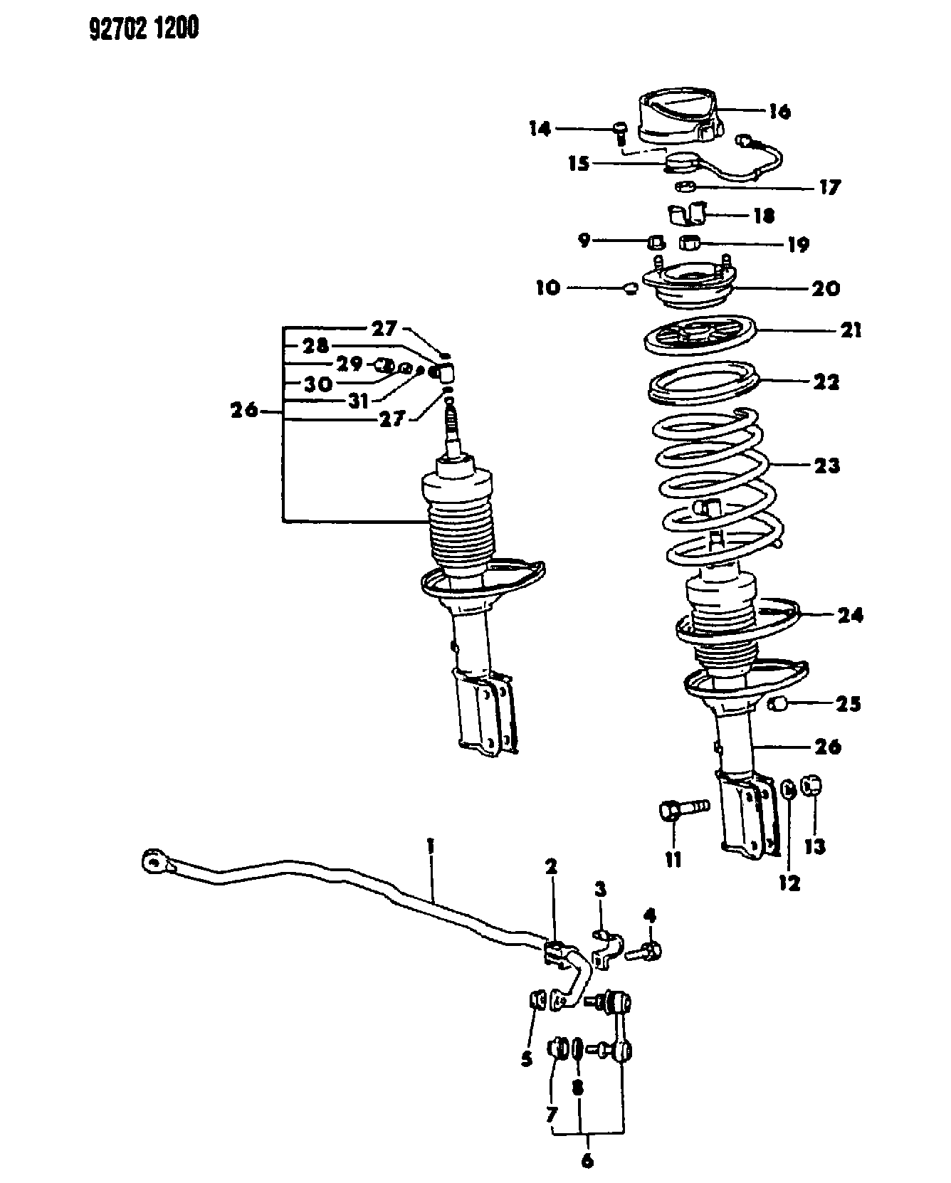 Mitsubishi MB57 3054 - Dəstək kol, stabilizator furqanavto.az