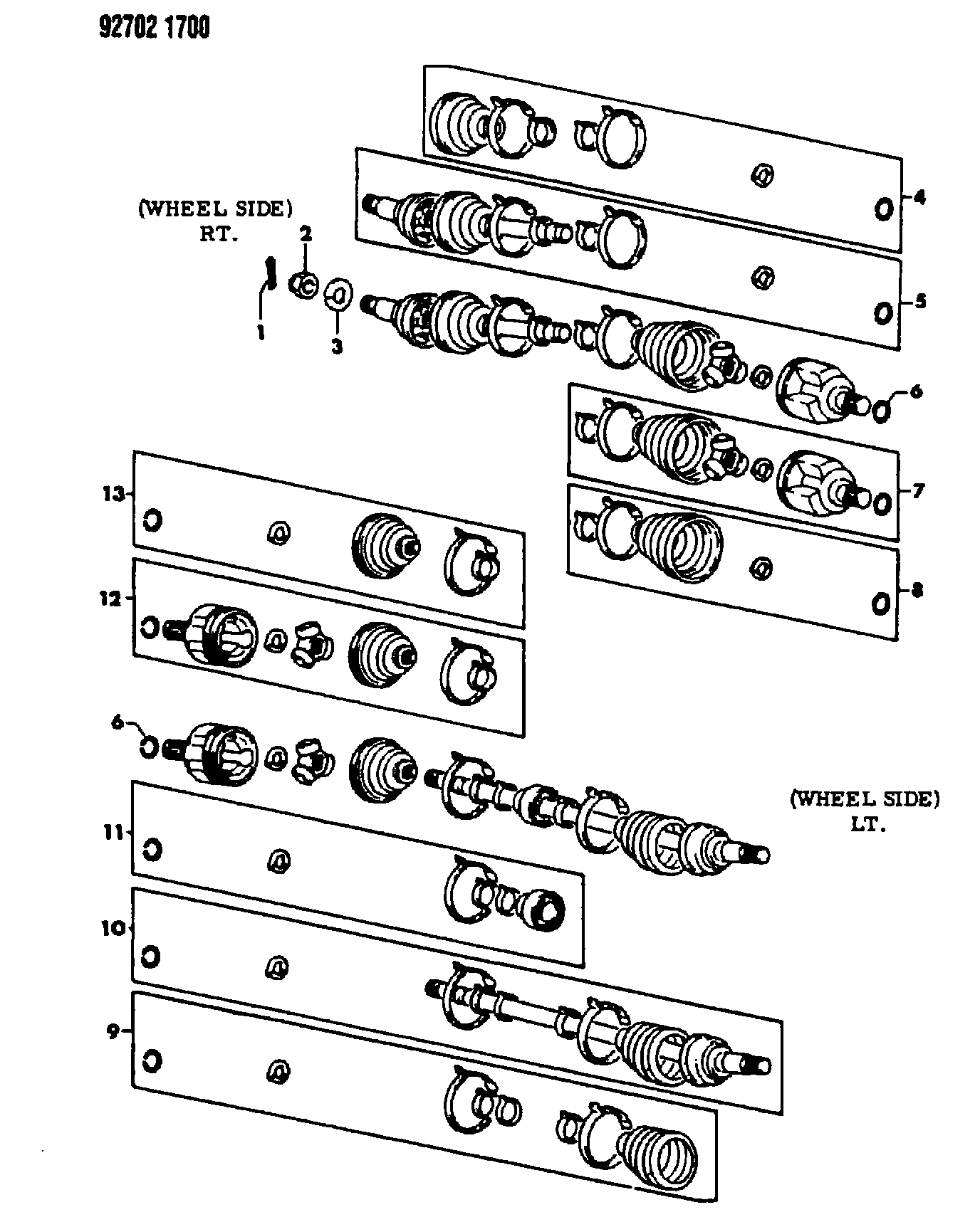 Mitsubishi MB52 6853 - Birləşmə dəsti, ötürücü val furqanavto.az