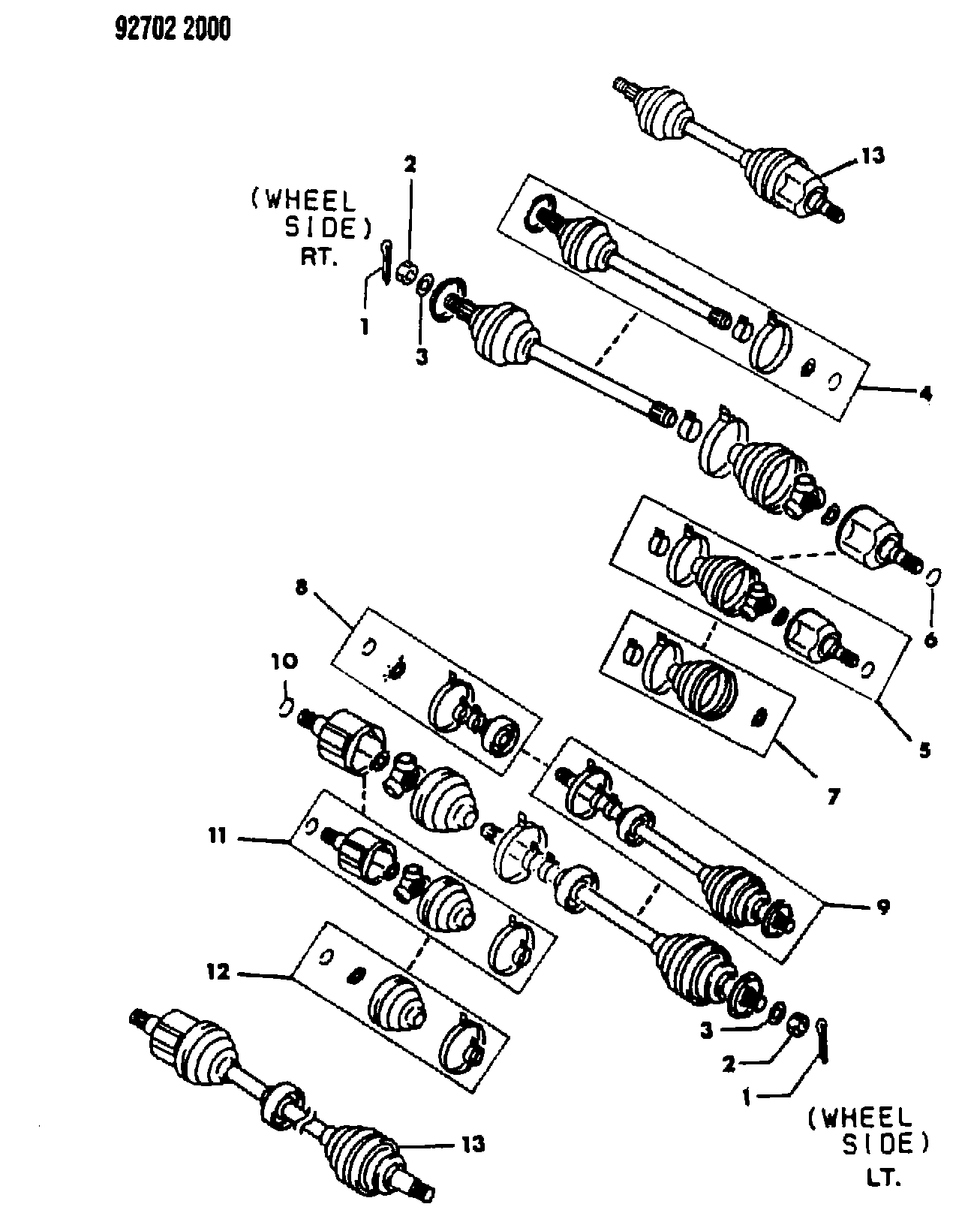 Mitsubishi MB52 6975 - Birləşmə dəsti, ötürücü val furqanavto.az