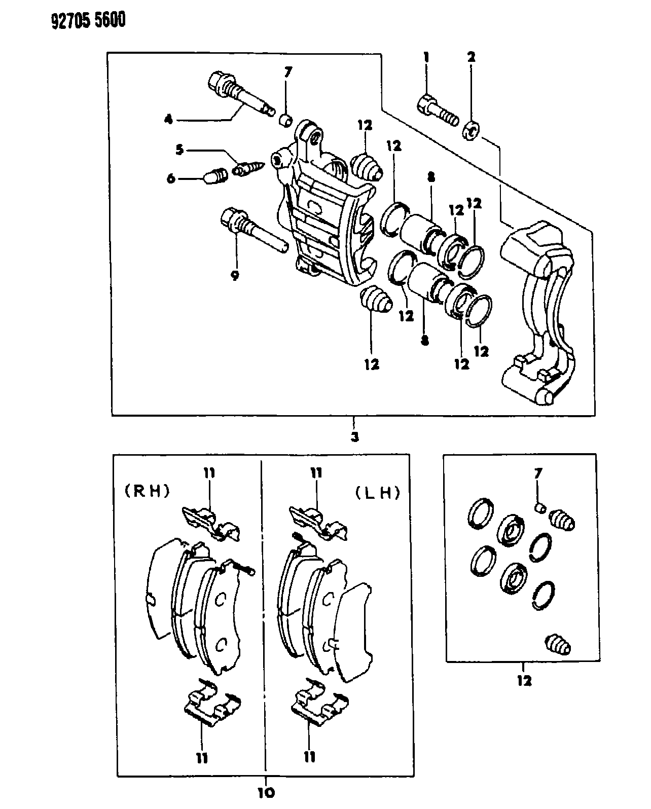 Mitsubishi MB85 8584 - Əyləc altlığı dəsti, əyləc diski www.furqanavto.az