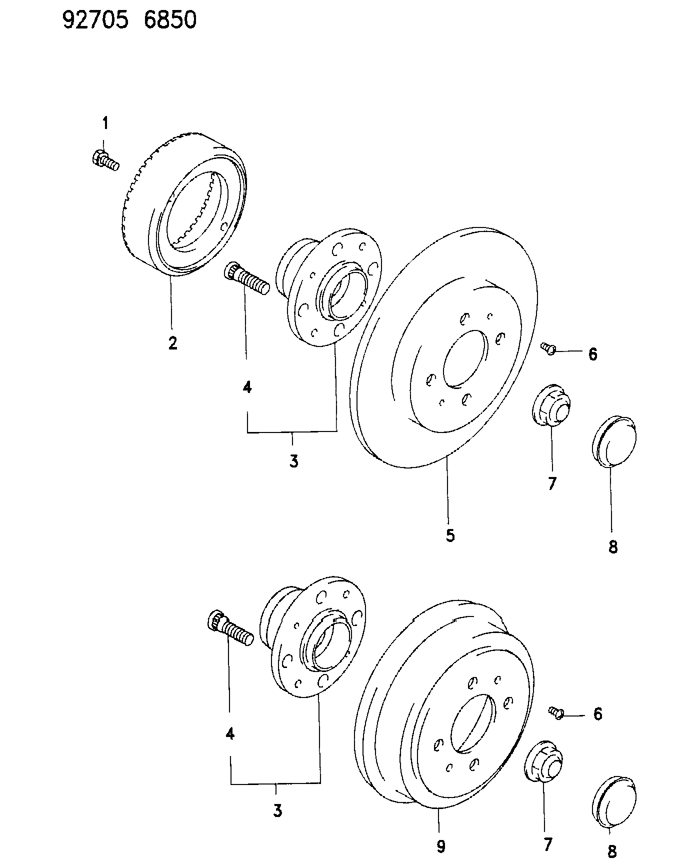 Mitsubishi MB80 8031 - Təkər dirəyi furqanavto.az