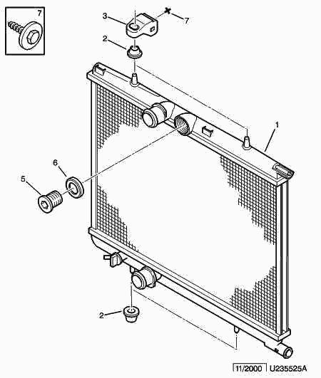 PEUGEOT 1330 N9 - Radiator, mühərrikin soyudulması furqanavto.az