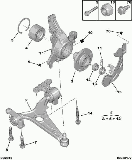 RENAULT 3350 93 - Təkər qovşağı, podşipnik dəsti furqanavto.az