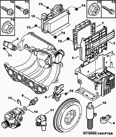 CITROËN 1338.F8 - Sensor, soyuducu suyun temperaturu furqanavto.az