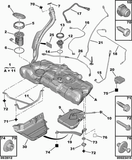 PEUGEOT 1525 W7 - GAUGE WITH PUMP furqanavto.az