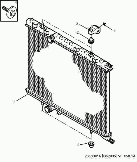 PEUGEOT 1330.G2 - Radiator, mühərrikin soyudulması furqanavto.az