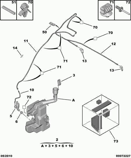 CITROËN/PEUGEOT 6434 97 - Su nasosu, pəncərələrin təmizlənməsi furqanavto.az