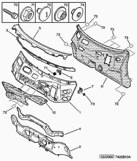 CITROEN 8103 91 - WINDSCEEN CROSSMEMBER INNER furqanavto.az