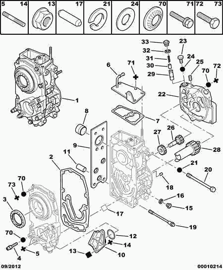 CITROËN 1024 09 - Vil möhürü, injektor pompası furqanavto.az