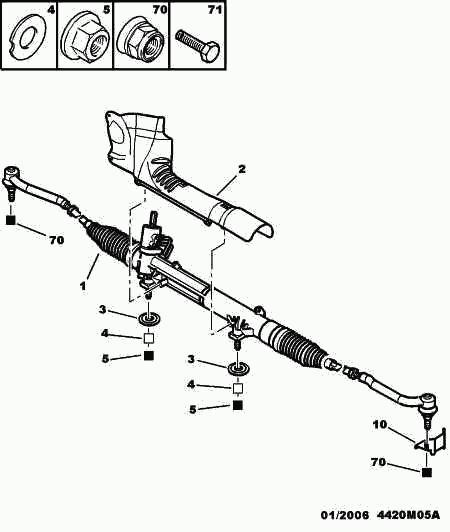 PEUGEOT 4000 SP - Çubuq / Strut, stabilizator furqanavto.az