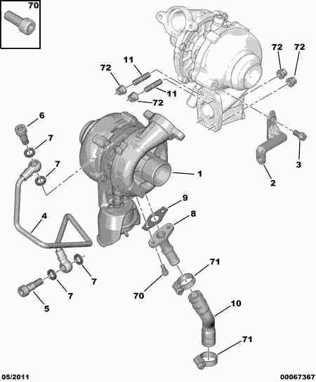 FORD 0375 J6 - Montaj dəsti, şarj cihazı furqanavto.az