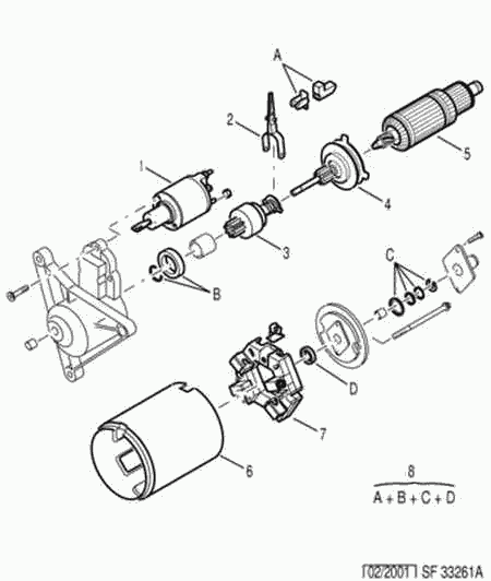 CITROËN 5836 67 - Solenoid açarı, başlanğıc furqanavto.az