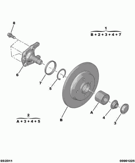 DS (CAPSA) 4249 46 - WHEEL HUB DISC furqanavto.az