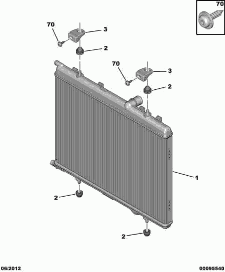 DS 1330 F4 - Radiator, mühərrikin soyudulması furqanavto.az