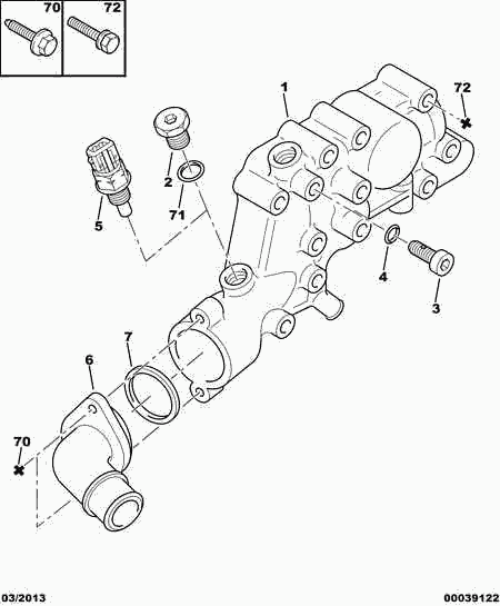 PEUGEOT 1336 N1 - Termostat, soyuducu furqanavto.az