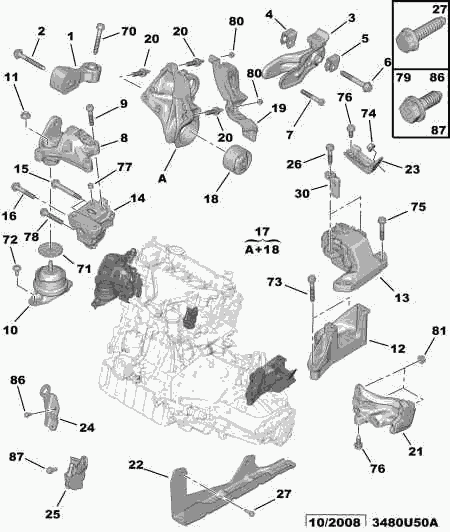 PEUGEOT 1807 X7 - Tutacaq, mühərrik montajı furqanavto.az