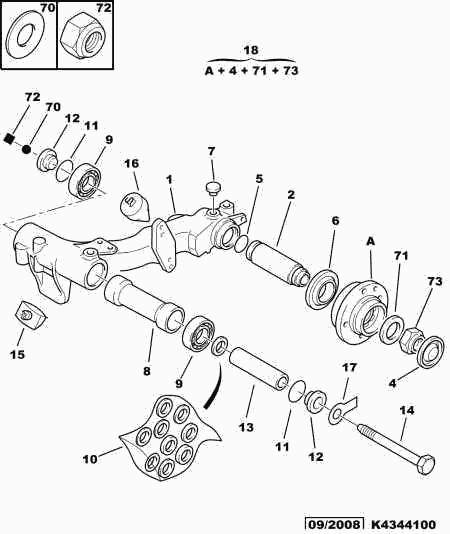 CITROËN 5143 27 (+) - Asma dəsti furqanavto.az