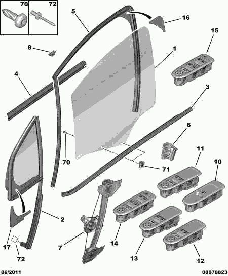 CITROËN 9221 FR - Pəncərə tənzimləyicisi furqanavto.az